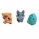 Dzīvnieku pirkstu leļļu komplekts - 5 gab., plastmasa - .attēls