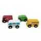 Petites voitures en bois – set de 4 pièces - .image