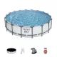 Bestway: Piscină cu cadru metalic Istria Superior/Steel Pro Max 549 x 122 cm - .foto