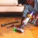 Aspirator vertical fără fir Dyson cu putere reală de aspirare - mov-portocaliu - .foto