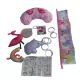 Flamingo raštuotas žaidimų kilimėlis su pilvo pagalve - 110 x 110 cm - .vaizdas