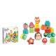 Sada měkkých stavebních kostek se zvířaty – 22 kusů - .obrázek