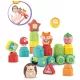 Conjunto de blocos de construção macios com blocos de animais - 30 peças - .Imagem