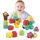 Conjunto de blocos de construção macios com blocos de animais - 30 peças - .Imagem