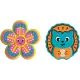 Baby Clementoni: Fädelspiel im Apfel-förmigen Behälter - . bild aus