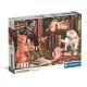 Clementoni: Nieuwsgierige Katjes Compact Puzzel 1000 stukjes - .afbeelding