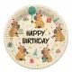 Happy Birthday! Kapibara mintás papírtányér - 6 db-os - . kép