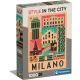Clementoni: Stile in città, puzzle Milano - 1000 pezzi - .immagine