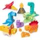 Melissa & Doug: Blockables - Dino szett - . kép