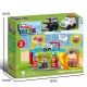 Builder Track: Gasolinera interactiva divertida con 2 cochecitos, música y luces - .imagen