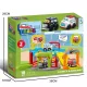 Pista Builder: posto de gasolina interativo e divertido com 2 carrinhos, luzes e música - .Imagem