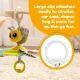 Lamaze: Buzzy, albinuța harnică - jucărie pentru bebeluși agățabilă - .foto