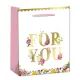 Darčeková taška s nápisom „For You” – 31 x 42 cm - .Obrázok