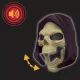 Masters Of The Universe: Skeletor Csontarcú Maszk - . kép