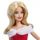 Barbie: Fashionista Păpușă la modă, în ținută inspirată de Moș Crăciun - .foto