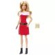 Barbie: Fashionista Barátnők Stílusos Divatbaba, Mikulás inspirálta ruhában - . kép