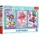 Trefl: Zilele colorate ale lui Gabi puzzle - 3 în 1 AMBALAJ DETERIORAT - .foto