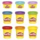 Plastilină colorată Play-Doh, set de 9 bucăți, AMBALAJ DETERIORAT - .foto