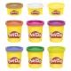 Plastilină colorată Play-Doh, set de 9 bucăți, AMBALAJ DETERIORAT - .foto