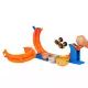 HOT WHEELS MONSTER TRUCKS BIGFOOT SET CU PISTĂ LOOP AMBALAJ DETERIORAT - .foto