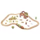 Fa vasút készlet - farm - . kép