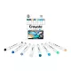 Crayola: Markere de artă - set de carioci nisip și mare, 8 buc. - .foto