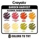Crayola: Art Markers - Set carioci „Magia grădinii”, 8 buc. - .foto