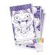 Crayola: K-Pop Demon Hunters nagyméretű, puha színezőlapok - . kép