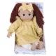 Rongybaba sárga ruhában - 40 cm-CSOMAGOLÁSSÉRÜLT - . kép