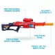 ZURU X-Shot Excel: Ranger X8, pistolă cu tambur cu burete, 8 focuri, 24 proiectile – seria 1 - .foto