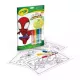 Crayola: Spidey și prietenii săi – album de colorat și activități cu carioci – DEVALORIZAT - .foto