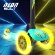 Yvolution: Neon Bolt trotinetă cu trei roți, roți luminoase - Verde, AMBALAJ DETERIORAT - .foto