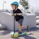 Yvolution: Neon Bolt háromkerekű roller világító kerékkel - Zöld-CSOMAGOLÁSSÉRÜLT - . kép