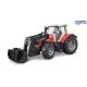 Bruder Massey Ferguson 7624 traktor homlokrakodóval - 45 cm - . kép