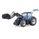 Bruder New Holland T7.315 traktor homlokrakodóval - . kép