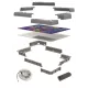 Puzzle Clementoni Star Wars Metamorphic 520 piese cu cadru cu LED-uri - .foto