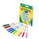Crayola: Cariocă lavabilă cu vârf subțire - set 12 bucăți, AMBALAJ DETERIORAT - .foto