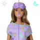 Păpușa Barbie Petrecere în pijama Reveal - mov - .foto