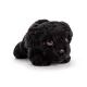 Câine de pluș culcat, 25 cm - diverse modele - .foto
