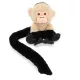 Keeleco hosszúfarkú plüss majom, 18cm - többféle - . kép