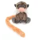 Keeleco hosszúfarkú plüss majom, 18cm - többféle - . kép