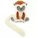 Keeleco hosszúfarkú plüss majom, 18cm - többféle - . kép