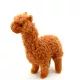 Alpaca de pluș maro PE 25cm - .foto
