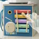 Topbright: Cub muzical Montessori cu microfon și elemente tactile - .foto
