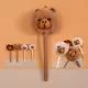 Caneta de gel com estampa de capivara e pompom decorativo – vários modelos - .Imagem