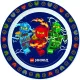 Farfurie plată din plastic LEGO Ninjago – potrivită pentru cuptorul cu microunde - .foto