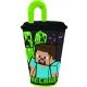 Πλαστικό ποτήρι Minecraft - 430 ml με καλαμάκι - .εικόνα