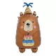 Szülinapi maci fólia lufi - 63 cm, csomagolt - . kép