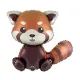 Fóliový balónik červená panda – 60 cm, balený - .Obrázok