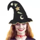 Pălărie de vrăjitoare cu model stele și lună – mărime universală - .foto
